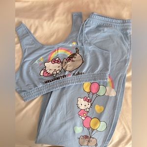 NWT Hello Kitty x Pusheen Matching Set